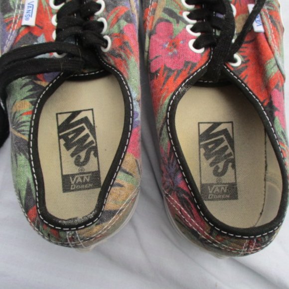 VINTAGE VANS Van Doren Tropical Hawaiian Skate Shoes Men 6.5 Women 8 Tropical - Picture 6 of 7